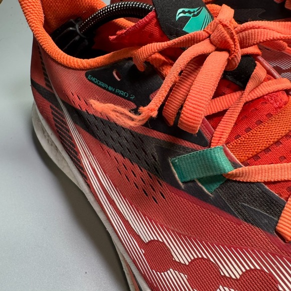 Saucony‎ Endorphin Pro 2 Scarlet Mens Size 12 Orange Black Running Shoes main image 4